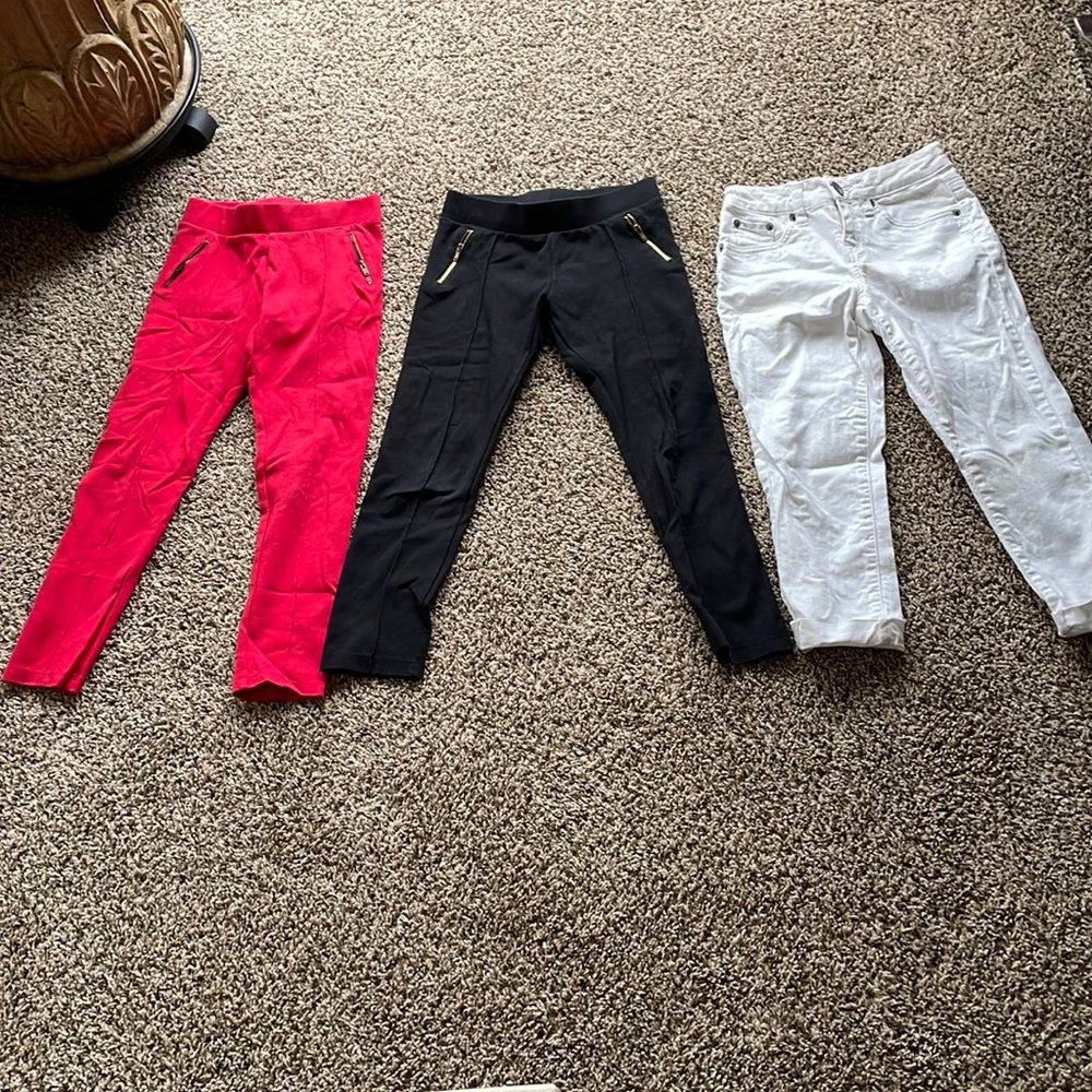 3 pairs of girls pants